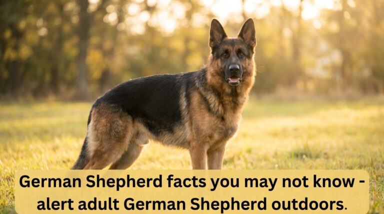 German Shepherd facts you may not know - alert adult German Shepherd outdoors